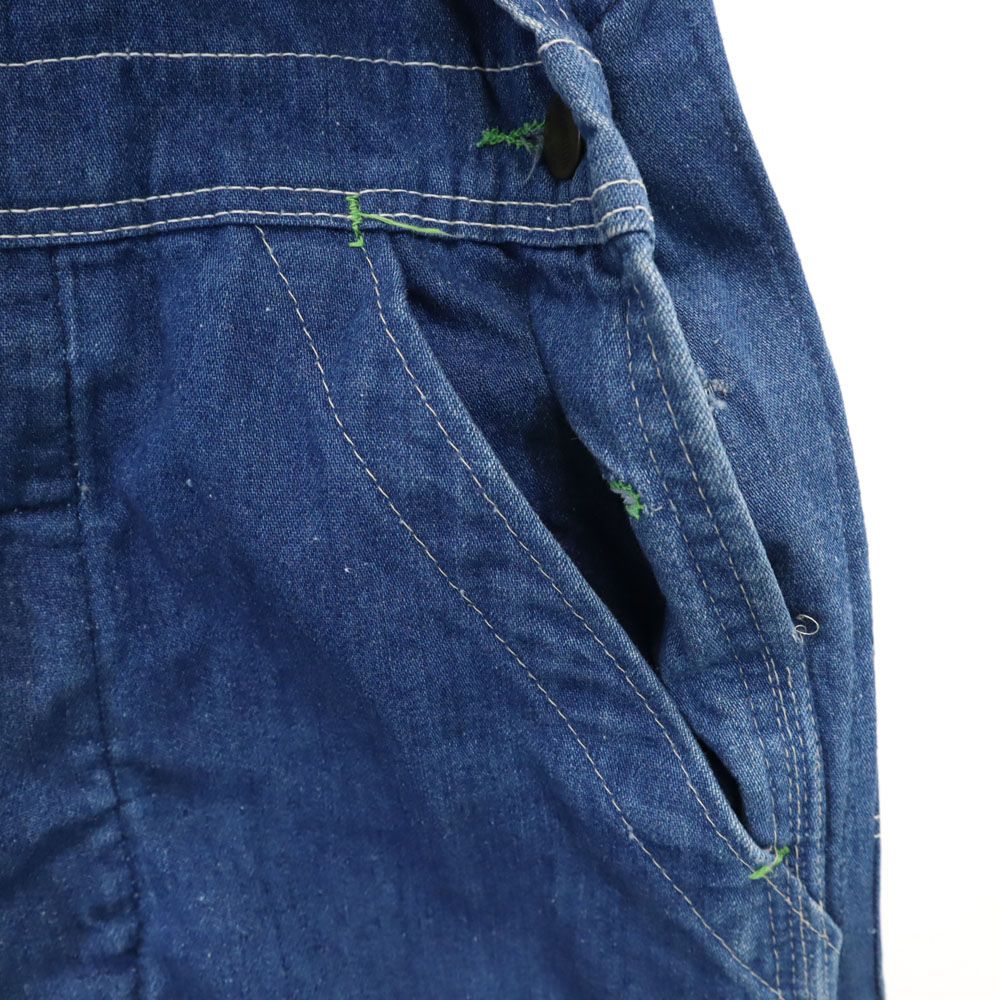 ワシントンディーシー 80s オールド デニム オーバーオール WASHINGTON DEE CEE ボタンフライ メンズ ワシントンディーシー 80s オールド デニム オーバーオール WASHINGTON DEE CEE ボタンフライ メンズ