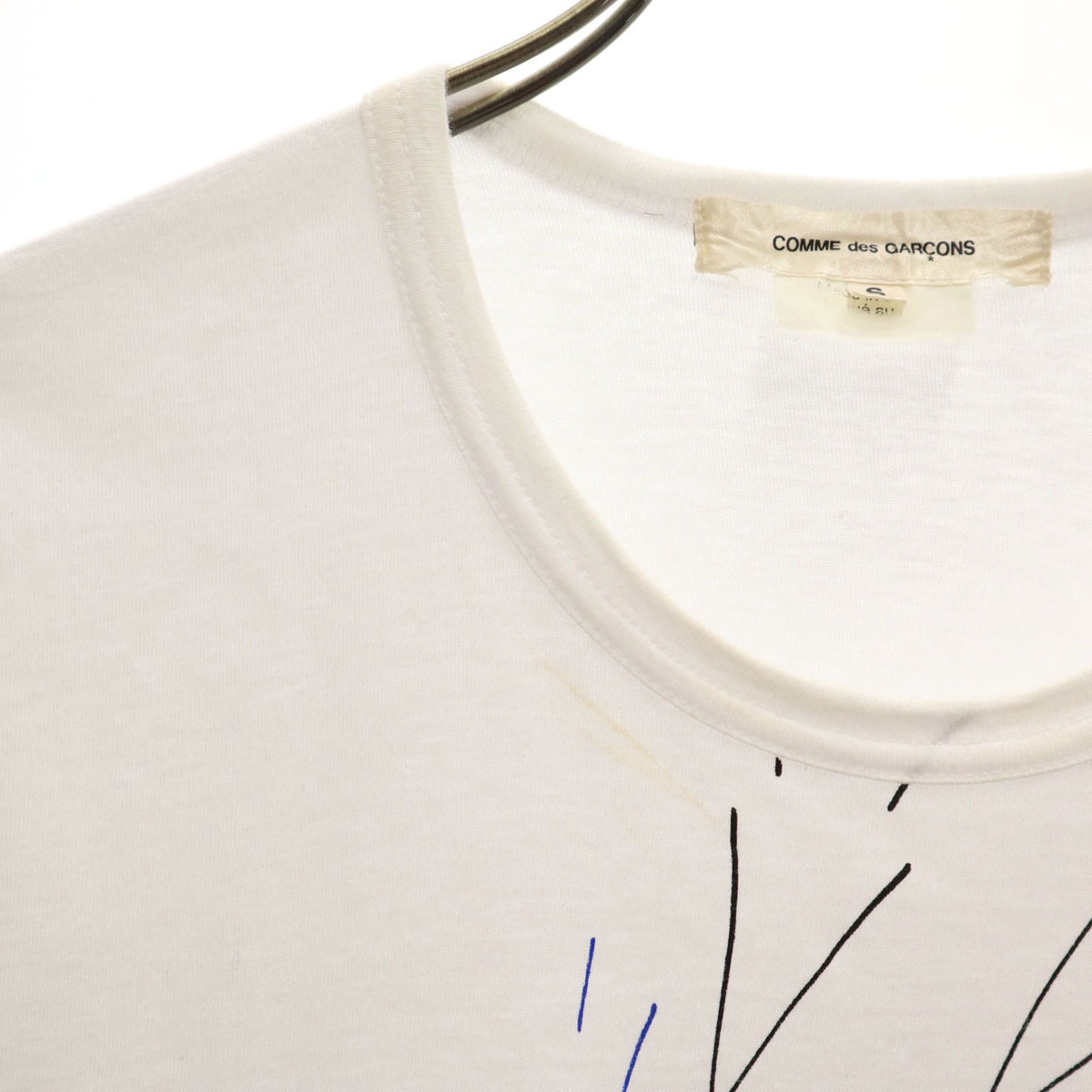 2015年製 日本製 半袖 Tシャツ S ホワイト メンズ 古着 2015年製 日本製 半袖 Tシャツ S ホワイト メンズ 古着