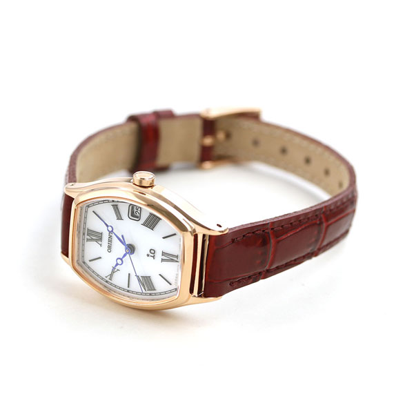 オリエント 腕時計 レディース ORIENT 日本製 ソーラー イオ ナチュラル＆プレーン トノー