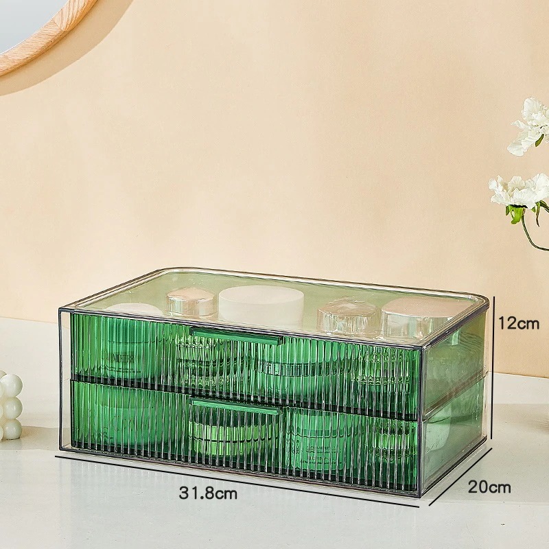 透明化粧品収納ボックス引き出し式デスクアクリルホコリ防止大容量軽量贅沢ラックケーススキンケア 透明化粧品収納ボックス引き出し式デスクアクリルホコリ防止大容量軽量贅沢ラックケーススキンケア