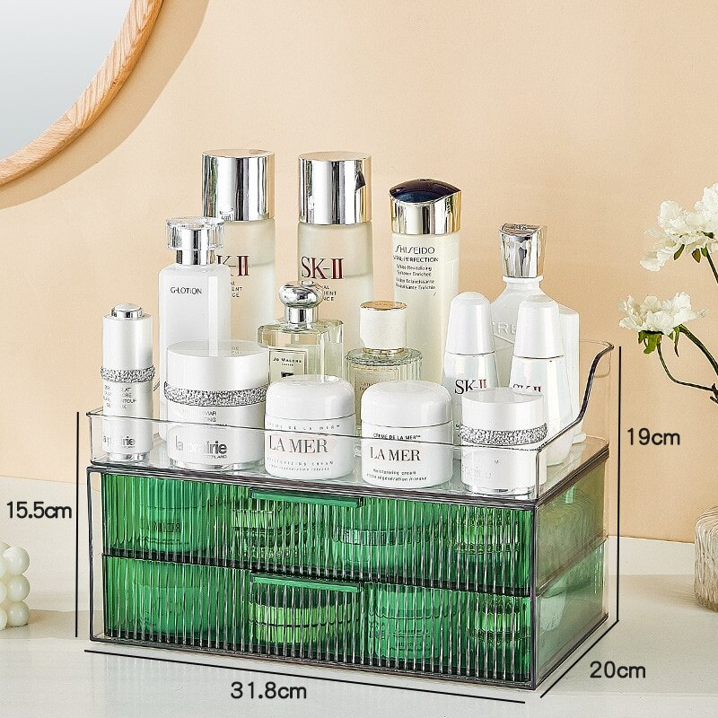 透明化粧品収納ボックス引き出し式デスクアクリルホコリ防止大容量軽量贅沢ラックケーススキンケア 透明化粧品収納ボックス引き出し式デスクアクリルホコリ防止大容量軽量贅沢ラックケーススキンケア