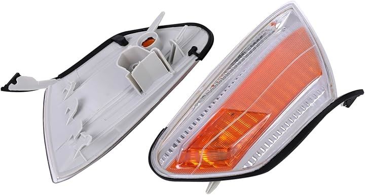 トヨタ 用 フロント コーナーレンズ 左右セット ウインカー ターンシグナル ライト コーナーランプ JZX100 GX100 マーク2 社外品 カスタム パーツ(オレンジレンズ)