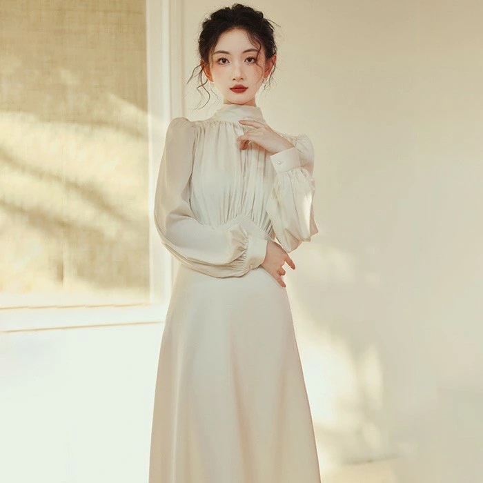 ドレス ロングドレス 袖あり 演奏会 ワンピース ピアノ発表会 ロング丈 結婚式 パーティードレス 高級感 上品 二次会 20代 30代 きれいめ 可愛い ベージュ dd026lclcm4 ドレス ロングドレス 袖あり 演奏会 ワンピース ピアノ発表会 ロング丈 結婚式 パーティードレス 高級感 上品 二次会 20代 30代 きれいめ 可愛い ベージュ dd026lclcm4