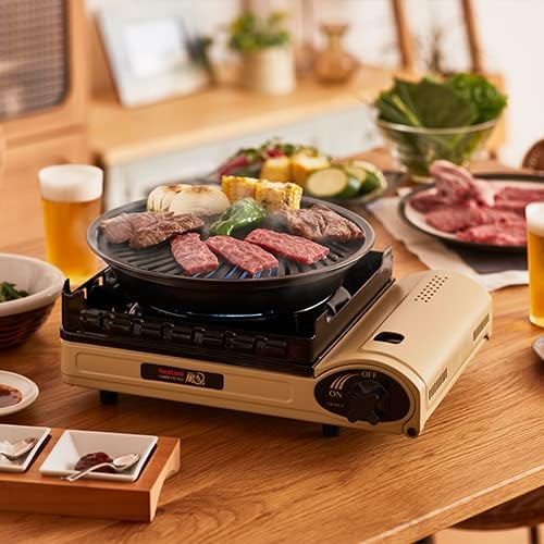 (イワタニ カセットガスコンロ 風まるIII CB-KZ-3 サンドベージュ)ダブル風防ユニット搭載 収納ケース付き コンロ 網 アウトドア キャンプ バーベキュー 防災 55719 (イワタニ カセットガスコンロ 風まるIII CB-KZ-3 サンドベージュ)ダブル風防ユニット搭載 収納ケース付き コンロ 網 アウトドア キャンプ バーベキュー 防災 55719