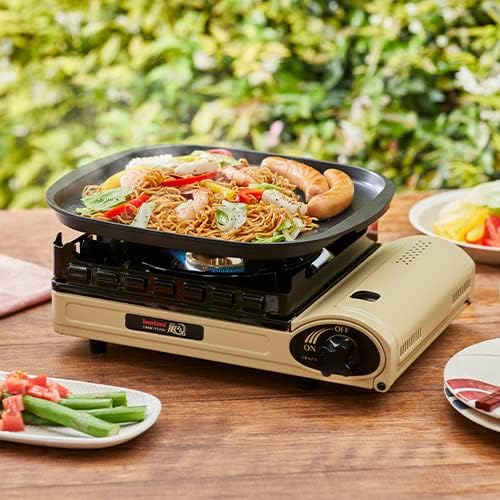 (イワタニ カセットガスコンロ 風まるIII CB-KZ-3 サンドベージュ)ダブル風防ユニット搭載 収納ケース付き コンロ 網 アウトドア キャンプ バーベキュー 防災 55719 (イワタニ カセットガスコンロ 風まるIII CB-KZ-3 サンドベージュ)ダブル風防ユニット搭載 収納ケース付き コンロ 網 アウトドア キャンプ バーベキュー 防災 55719