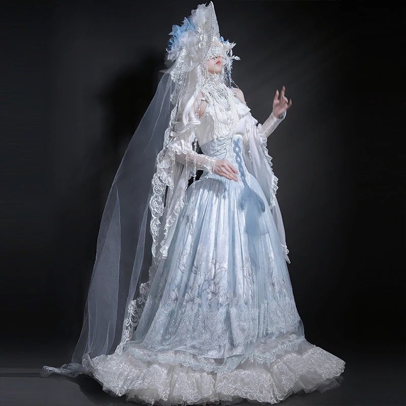 正規品アナ雪ユリlolitaトップスハーフスカート袖エレガントcla系セットロリータ 正規品アナ雪ユリlolitaトップスハーフスカート袖エレガントcla系セットロリータ