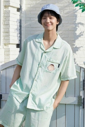 SPAO 公式 クレヨンしんちゃん 半袖パジャマ (LIGHT GREEN) Qoo10] スパオ SPAO クレヨンしんちゃん 半袖パジャ