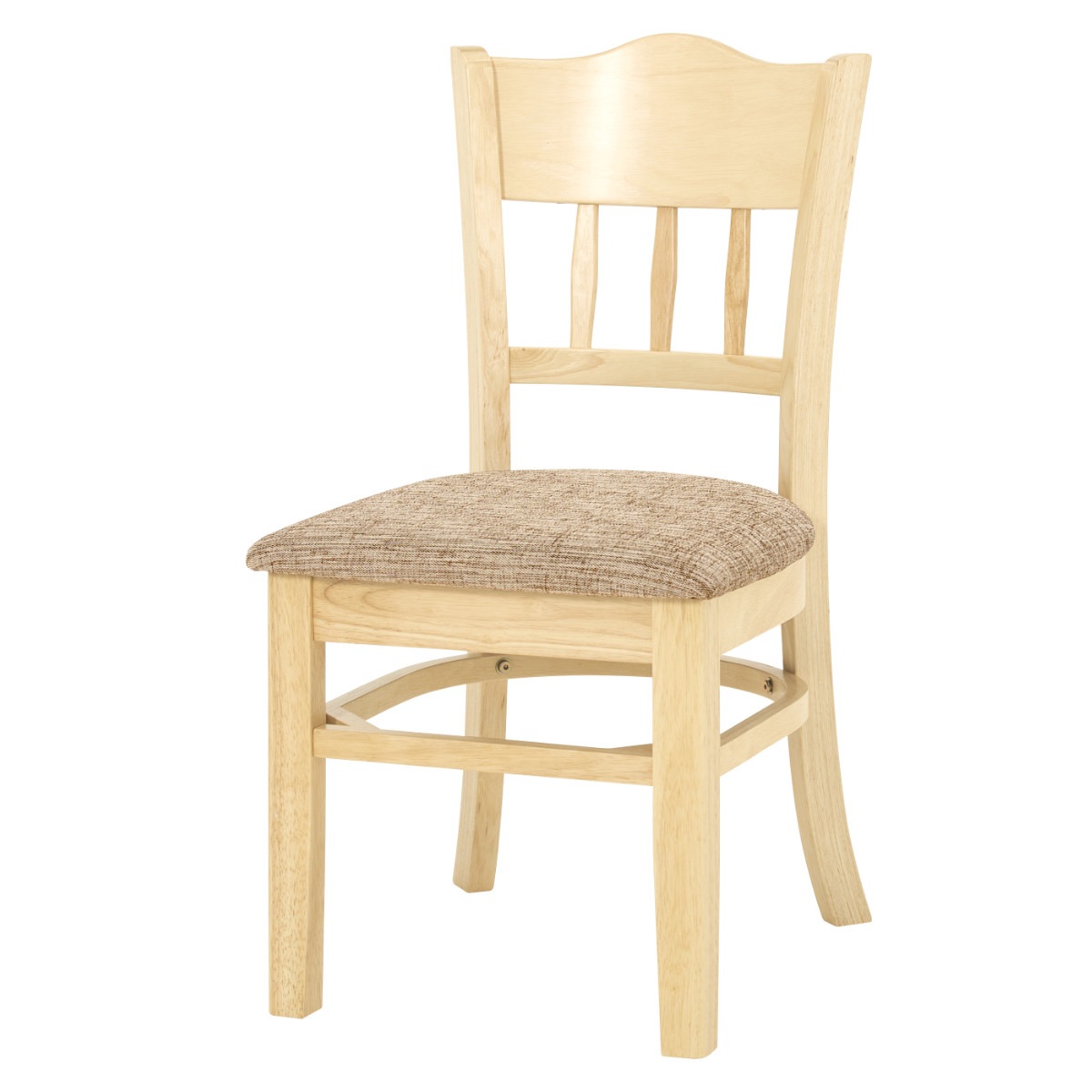 ダイニングチェア 同色2脚セット 座面高43cm ファブリック生地 ダイニング チェア 椅子 食卓 いす イス 布 木製 天然木 木目 シンプル 上品 シック