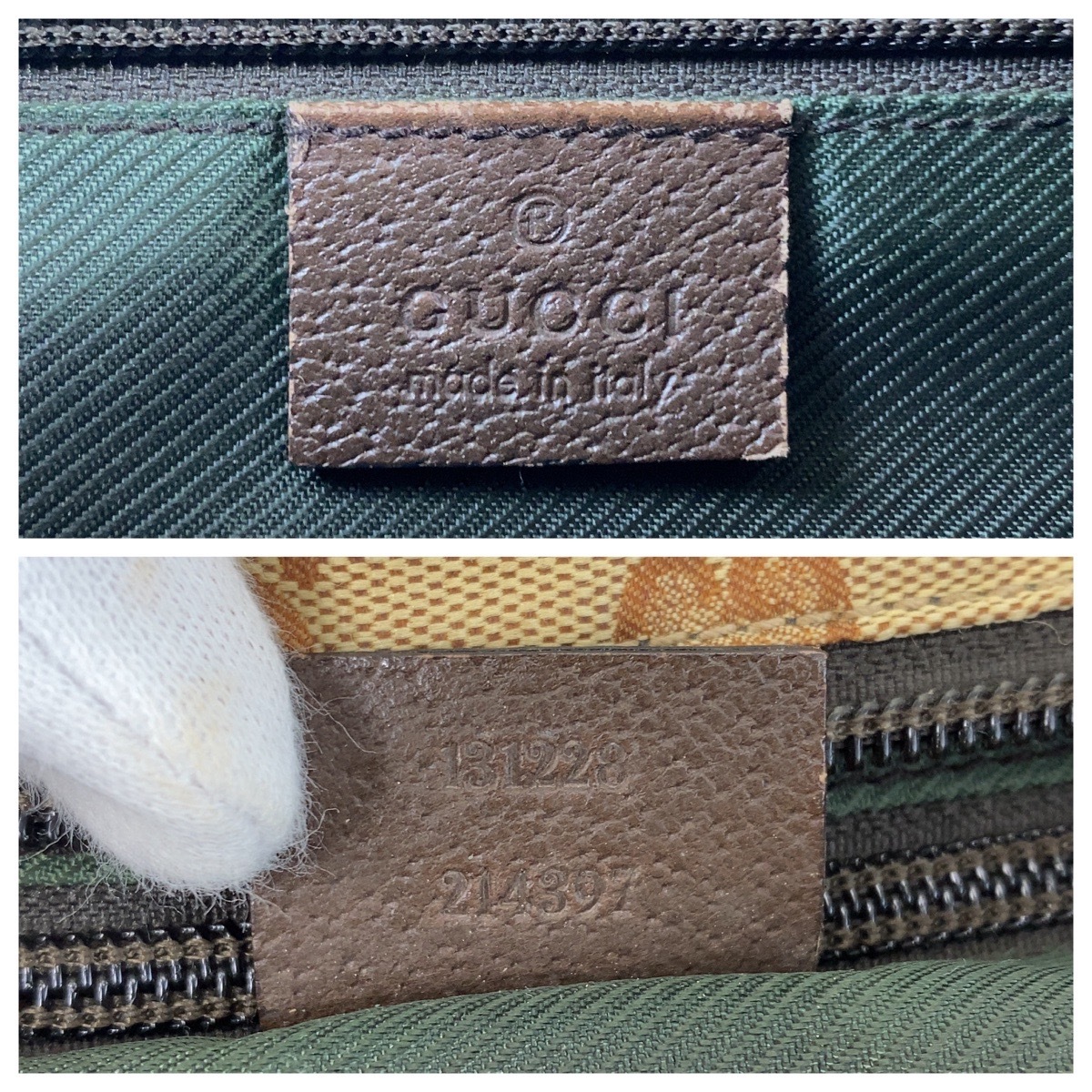 シェリーライン ベージュ ブラウン GGキャンバス/レザー 131228 トートバッグ ハンドバッグ レディース 503833 シェリーライン ベージュ ブラウン GGキャンバス/レザー 131228 トートバッグ ハンドバッグ レディース 503833