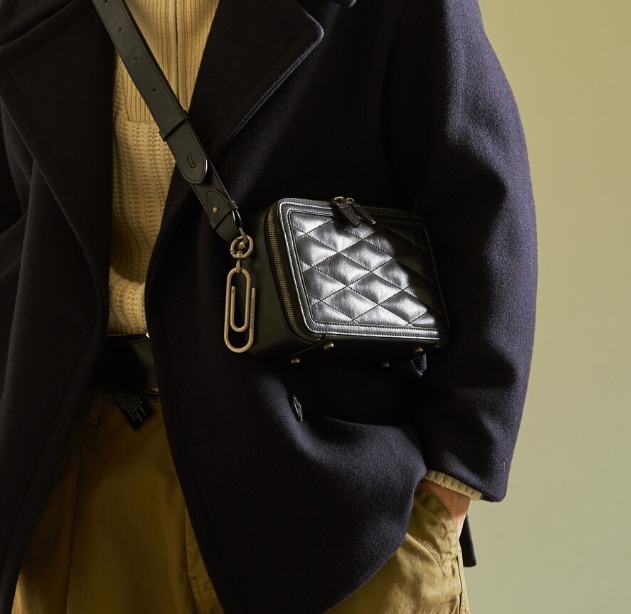 NO.13 QL BLACK 大人のクロスバッグGenderless バッグ 通勤バッグ NO.13 QL BLACK 大人のクロスバッグGenderless バッグ 通勤バッグ