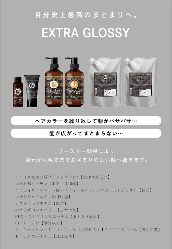 ディープレイヤー シャンプー&トリートメント セット 楽天市場】ビューティーエクスペリエンス ディープレイヤー シャンプー