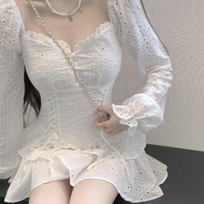 ミニワンピース ホワイト ワンピース スリム 細身 ストレート スマート かわいい きれいめ ミニワンピース ホワイト ワンピース スリム 細身 ストレート スマート かわいい きれいめ