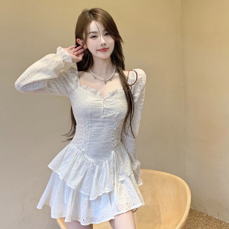 ミニワンピース ホワイト ワンピース スリム 細身 ストレート スマート かわいい きれいめ ミニワンピース ホワイト ワンピース スリム 細身 ストレート スマート かわいい きれいめ