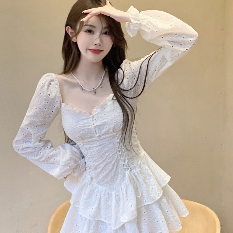 ミニワンピース ホワイト ワンピース スリム 細身 ストレート スマート かわいい きれいめ ミニワンピース ホワイト ワンピース スリム 細身 ストレート スマート かわいい きれいめ