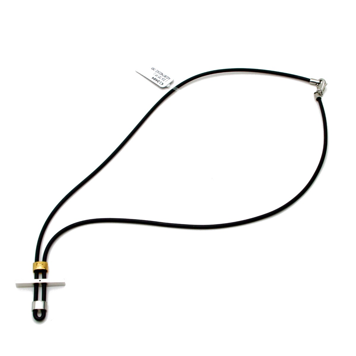 ブリス bliss クロスモチーフ ラバー ネックレス ステンレス/ダイヤモンド 0.01ct K13404 ブリス bliss クロスモチーフ ラバー ネックレス ステンレス/ダイヤモンド 0.01ct K13404