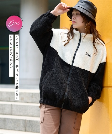 Lady バイカラーブルゾン 春物　即完売品 オーバーサイズ WONEM（ウォンエム）の「バイカラーオーバーサイズブルゾン