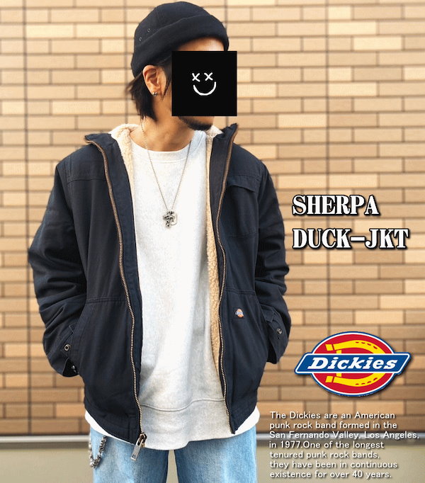 Dickies ディッキーズ　裏ボア　アクティブジャケット　ダック　パーカー　ジャケット　キャメル　L