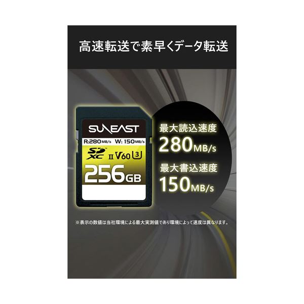 旭東エレクトロニクス SUNEAST SDXC UHS-II カード 256GB V60 SE-SDU2256GB2801枚