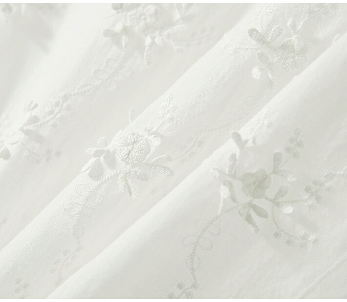 レディース ショートパンツ 刺繍 綿100％ フラワー柄 ウエストゴム 涼しい 夏 ホワイト S～XLサイズ カジュアル 上品 通気性 吸汗性 旅行 リゾート おしゃれ かわいい フリル