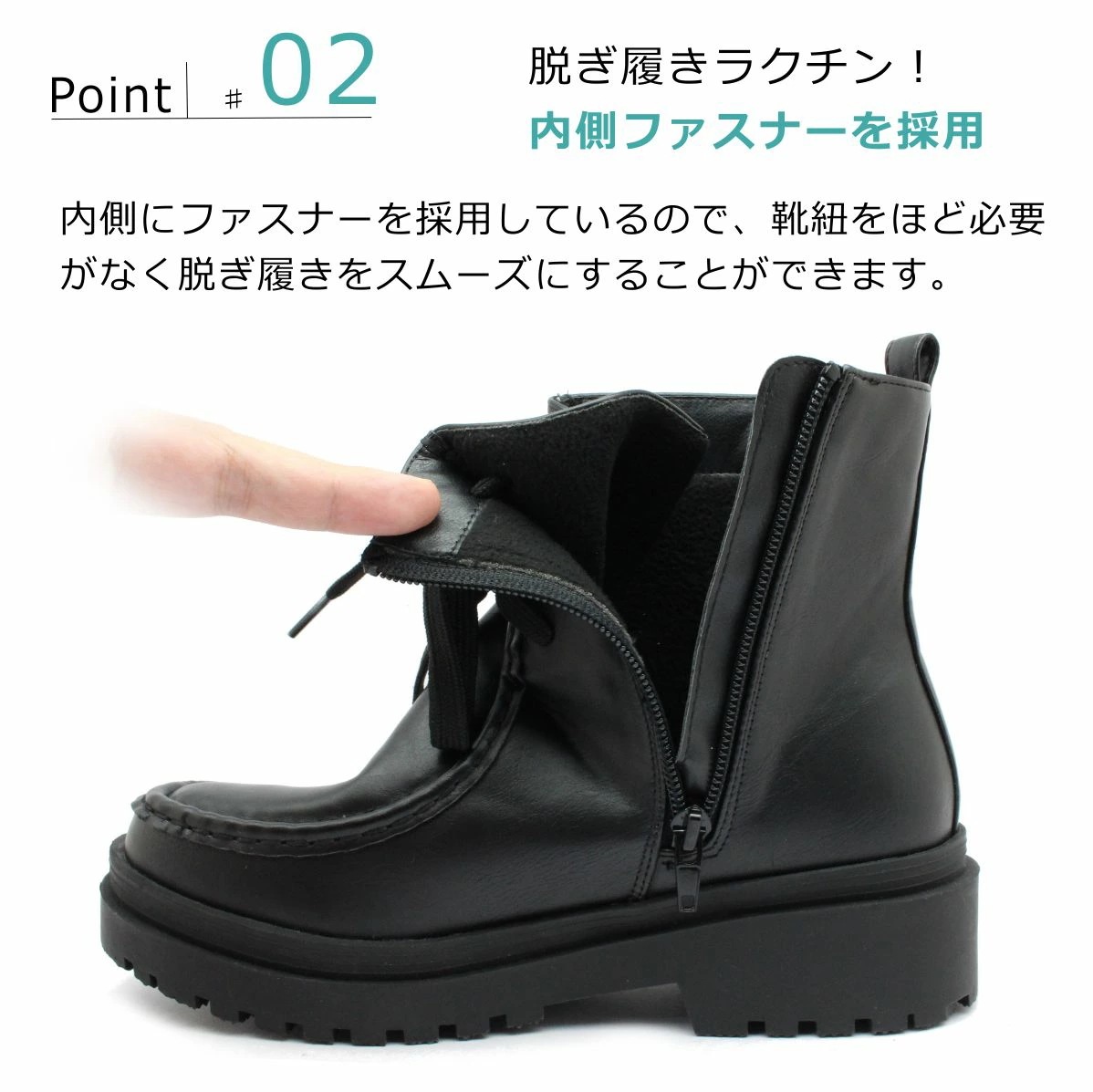 ノースデイト NORTH DATE レディース スパイク スノーブーツ 7204 防寒 防滑 撥水 サイドファスナー付 ショートブーツ 紐靴 ダテハキ 北海道 ノースデイト NORTH DATE レディース スパイク スノーブーツ 7204 防寒 防滑 撥水 サイドファスナー付 ショートブーツ 紐靴 ダテハキ 北海道