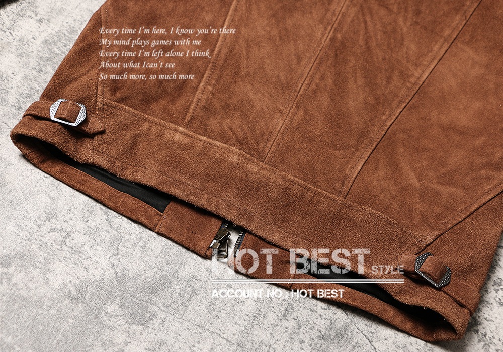 1.0mm カウスエード 復刻40s アビエイタースタイル レザージャケット ギフト メンズ 革ジャン 牛革 1.0mm カウスエード 復刻40s アビエイタースタイル レザージャケット ギフト メンズ 革ジャン 牛革