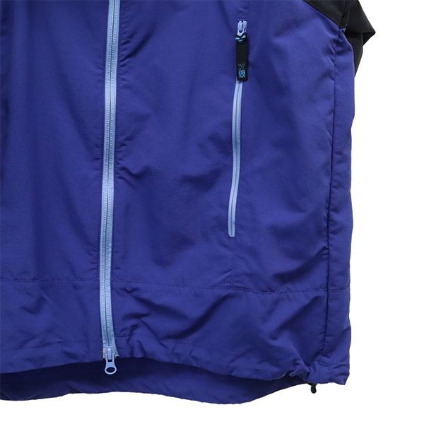 切替 ナイロンジャケット M ブルー レディース 切替 ナイロンジャケット M ブルー レディース