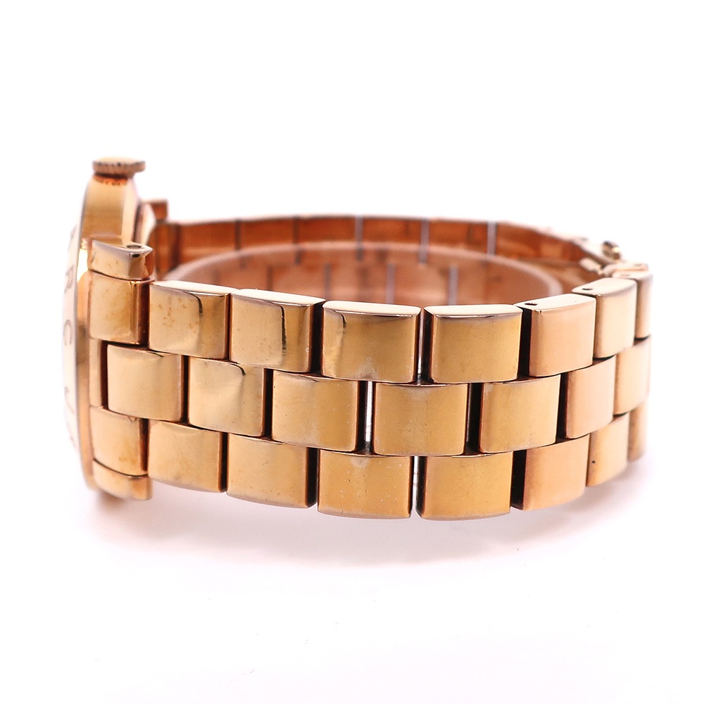 MBM3077 腕時計 ステンレススチール ゴールド クオーツ レディース 白文字盤 中古品