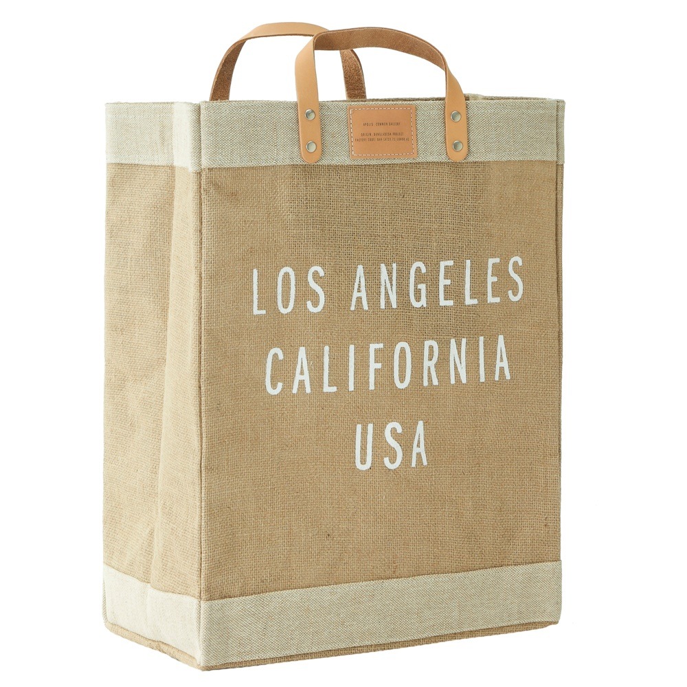 33％割引 定番のお歳暮 アポリス マーケットバッグ APOLIS Los Angeles Market Bag エコバッグ オシャレバッグ  お買い物バッグ トート ジュート 数量は多 エコバッグ レディースファッション - corona.com.py