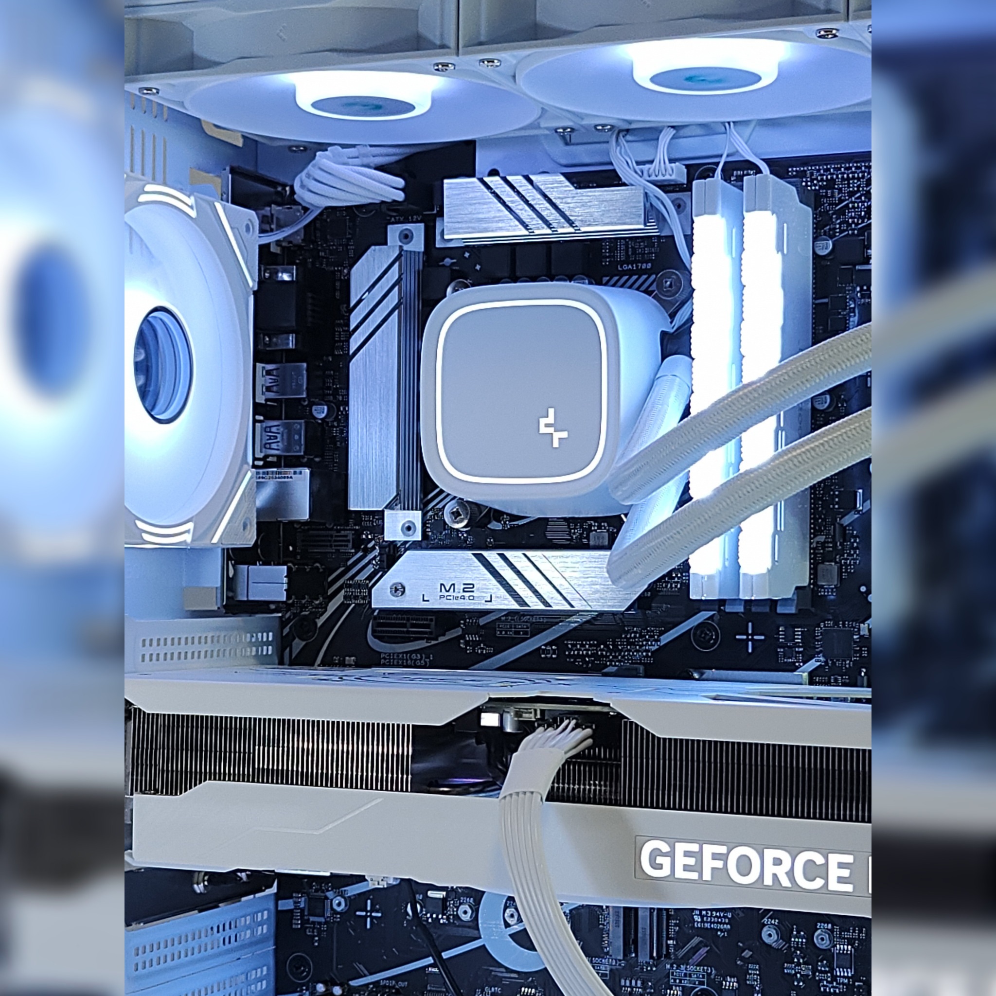 【新品ガラス2面ゲーミングPC】Ryzen7 5700x ガラス2面ATX ゲーミングPC／AMD Ryzen7 5700x／ゲーミングPC