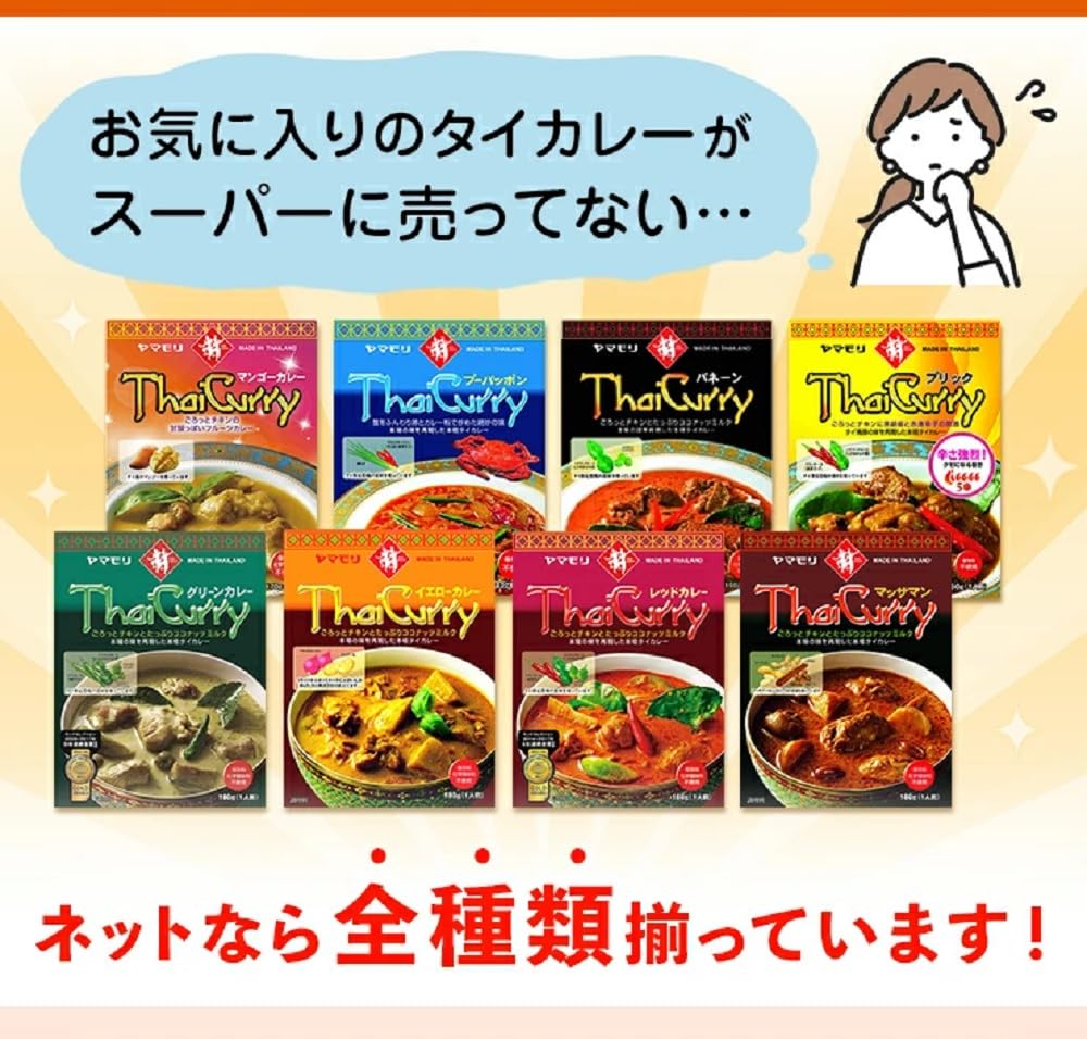 ヤマモリ タイカレー 10品 アソート