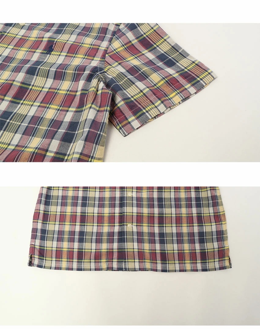 COTTON LINEN ANDY CAMP SHIRT-PLD 323964694 メンズ レディース リトルポニー トップス シャツ シンプル チェック ロゴ ブランド COTTON LINEN ANDY CAMP SHIRT-PLD 323964694 メンズ レディース リトルポニー トップス シャツ シンプル チェック ロゴ ブランド