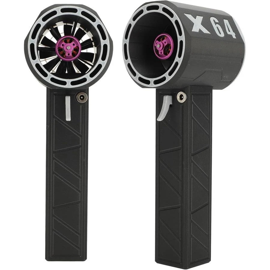 ブラシレスモーター送風機 瞬間推力1.4kg/s 風速800W 40m/s 暴力的なターボファン 11ブレードターボジェットファン 無段階車暴力ブロワー 8000mAh