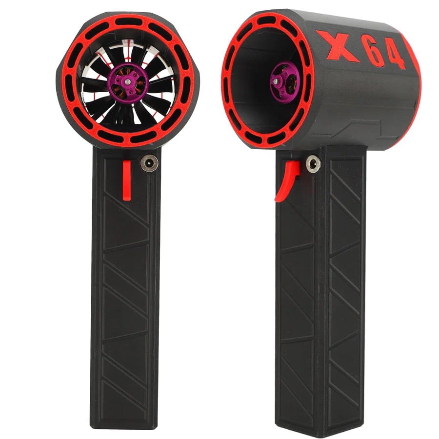 ブラシレスモーター送風機 瞬間推力1.4kg/s 風速800W 40m/s 暴力的なターボファン 11ブレードターボジェットファン 無段階車暴力ブロワー 8000mAh