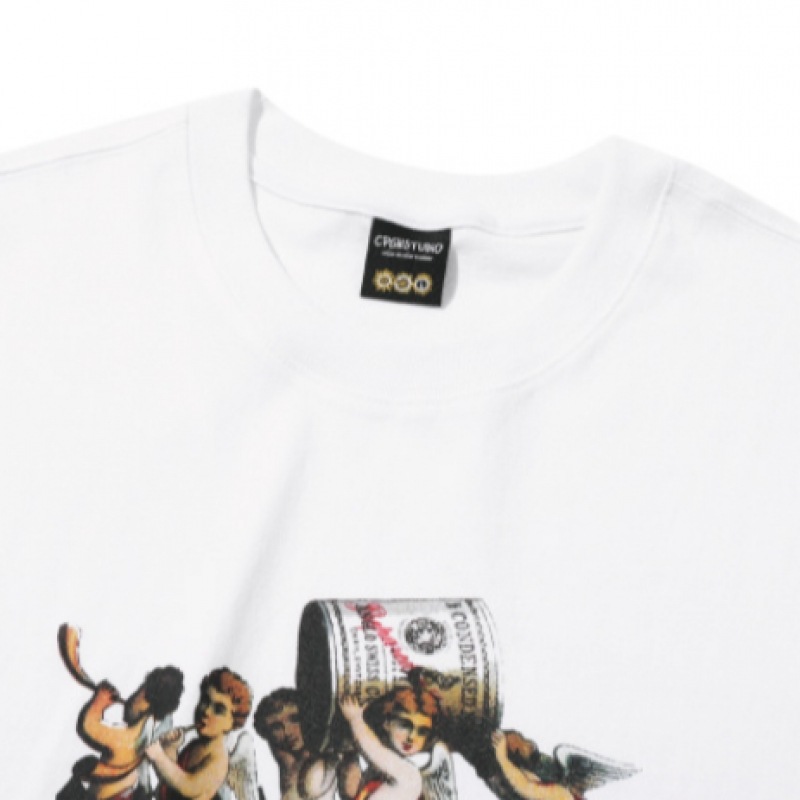 CPGN STUDIO デリバリーエンジェルバンバル T シャツホワイト CPGN STUDIO デリバリーエンジェルバンバル T シャツホワイト