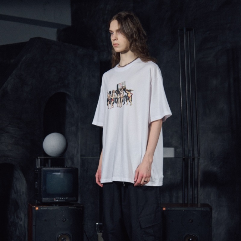 CPGN STUDIO デリバリーエンジェルバンバル T シャツホワイト CPGN STUDIO デリバリーエンジェルバンバル T シャツホワイト