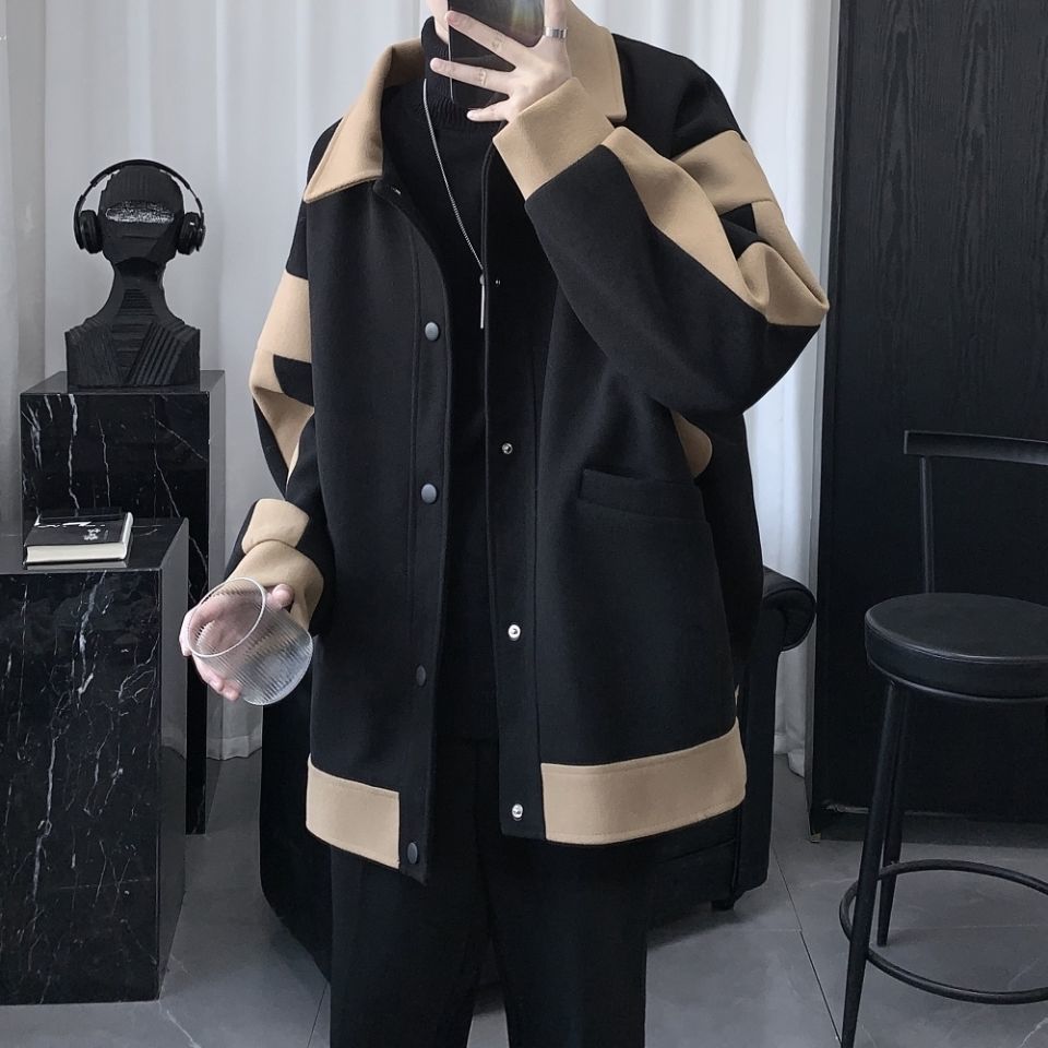 新しい ラシャコート/ジャケット+タートルネックセーター+ロングズボン 3点セット メンズファッション セットアップ 新しい ラシャコート/ジャケット+タートルネックセーター+ロングズボン 3点セット メンズファッション セットアップ