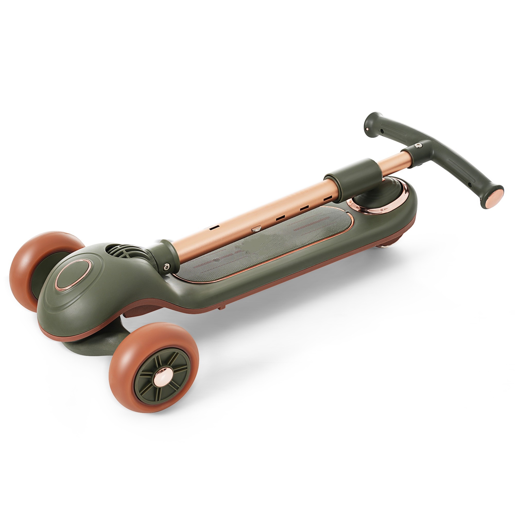 【国内発送,送.料無料】A33子供用三輪車 4in1 グレージュ 三輪車のりもの押し棒付き 自転車 おもちゃ 乗用玩具