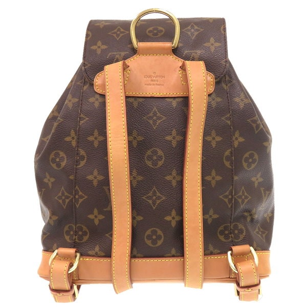 中古 ルイ・ヴィトン リュック・デイパック モンスリMM M51136 モノグラムキャンバス ブラウン 普段使い LOUIS VUITTON Qoo10] Louis Vuitton 美品 モンスリMM モノグラム M511