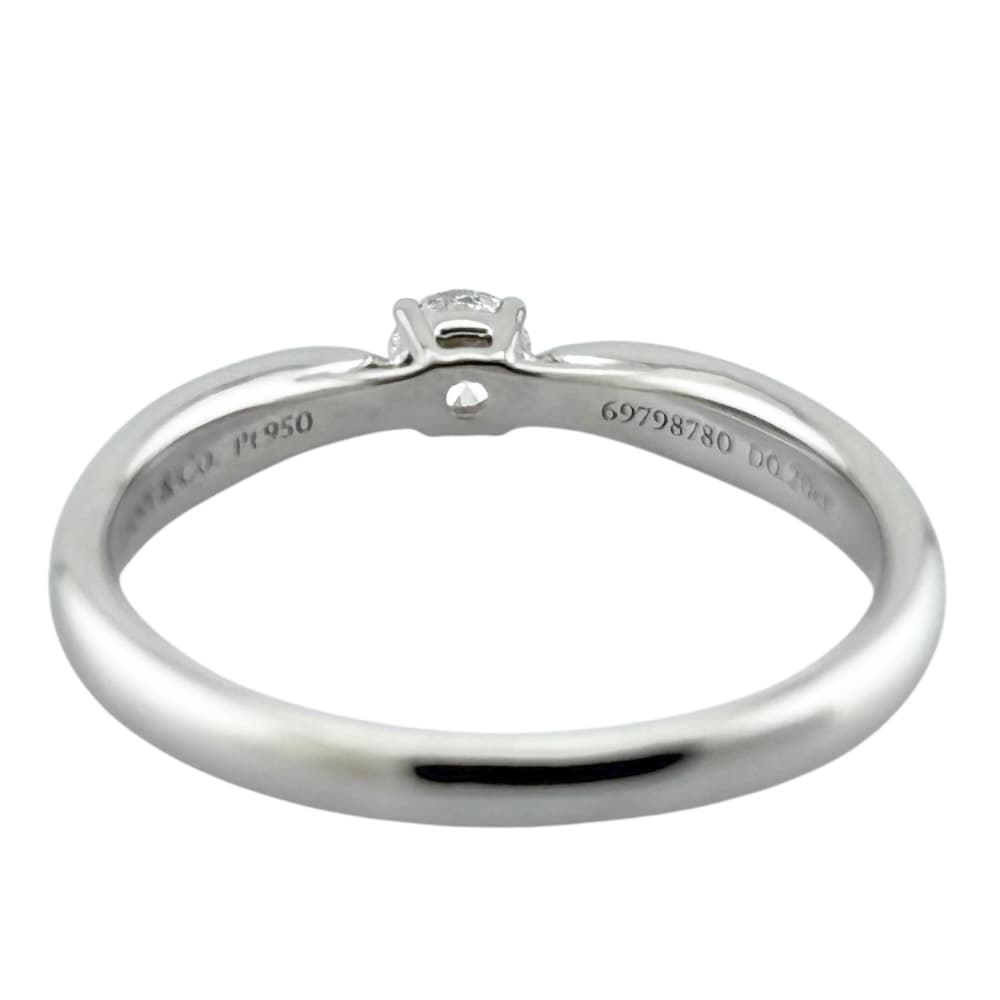 ティファニー ハーモニー リング 指輪 8号 Pt950プラチナ ダイヤモンド