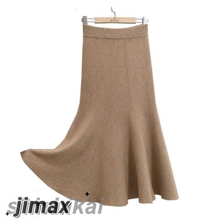 スカート マーメイドスカート レディース 裾フリル ニットスカート ウエストゴム ハイウエスト 無地 きれいめ 細身 プレゼント スカート マーメイドスカート レディース 裾フリル ニットスカート ウエストゴム ハイウエスト 無地 きれいめ 細身 プレゼント