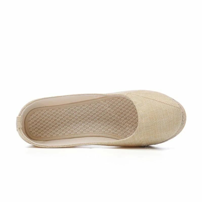 777円OFFクーポン 綿麻製 パンプス レディース ドレスシューズ 柔らかい 無地 痛くない 歩きやすい ラウンドトゥ 通気 美脚 ローヒール ぺたんこ かわいい ママ 低反発 大きいサイズ ナース