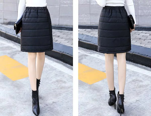Qoo10] 中綿ダウンスカート ミニスカート 綿入れ