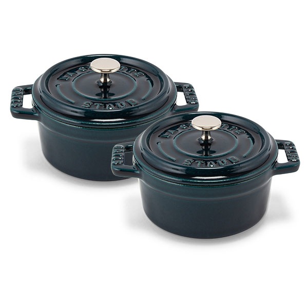 Staub ラウンド 10cm 2個... : キッチン用品 : ピコ ココット 超激安定番