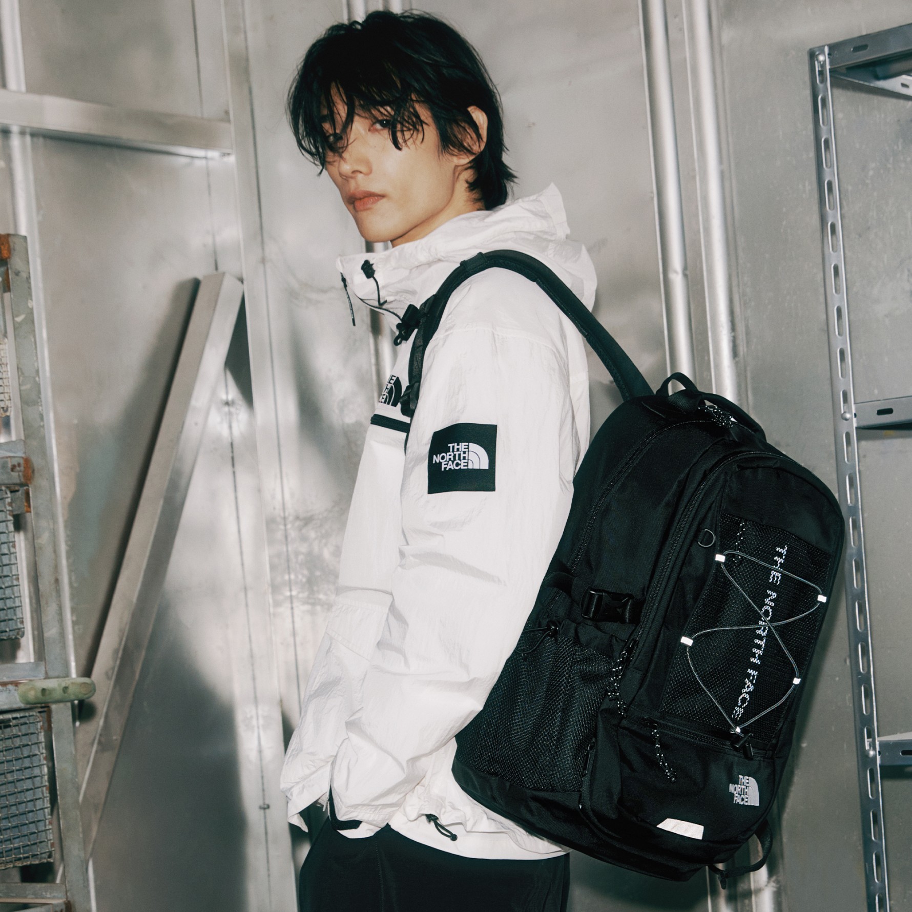 NJ3LQ03 SHELDON CARGO JACKET ジャケット 登山用 アウトドア ウインドブレーカー ルーズフィット 長袖 ファッション コーディ 日常 デイリー 男女共用