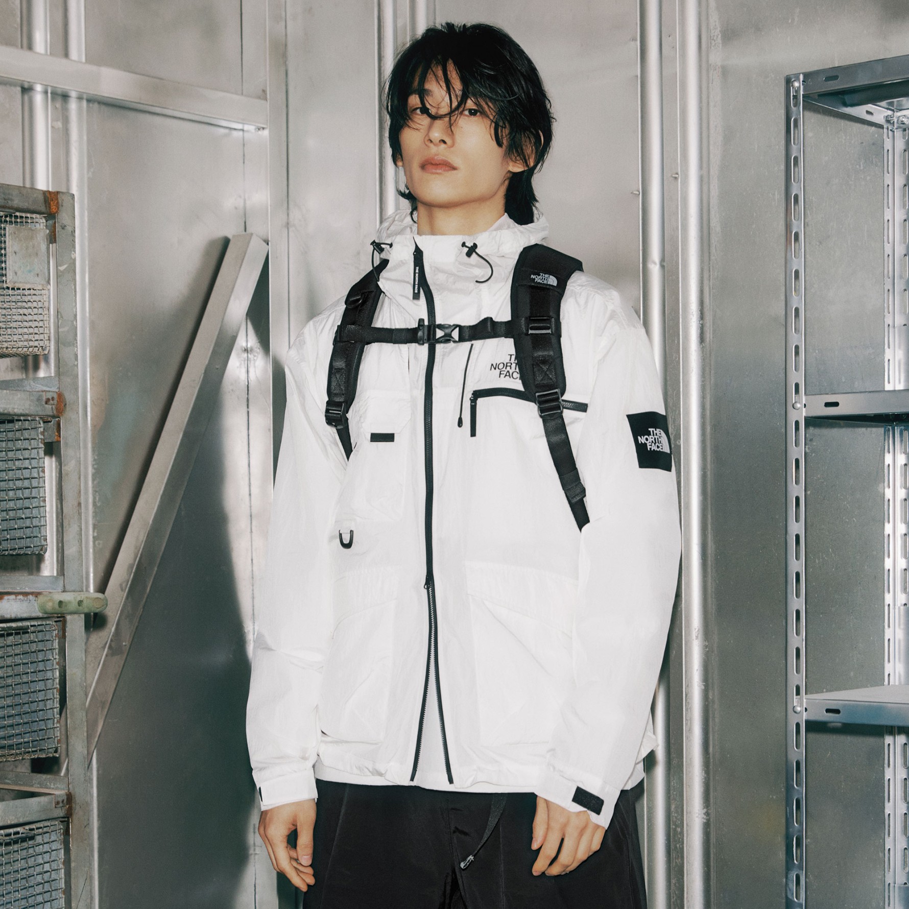 NJ3LQ03 SHELDON CARGO JACKET ジャケット 登山用 アウトドア ウインドブレーカー ルーズフィット 長袖 ファッション コーディ 日常 デイリー 男女共用