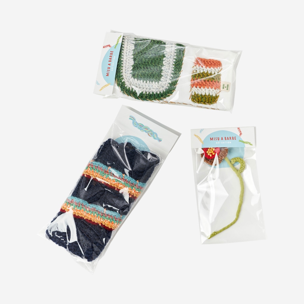 【MISU A BARBE】 PATCHED POCKET BAG GARDEN 【MISU A BARBE】 PATCHED POCKET BAG GARDEN