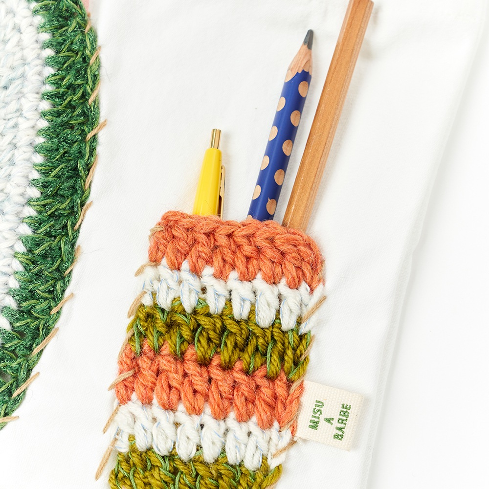 【MISU A BARBE】 PATCHED POCKET BAG GARDEN 【MISU A BARBE】 PATCHED POCKET BAG GARDEN