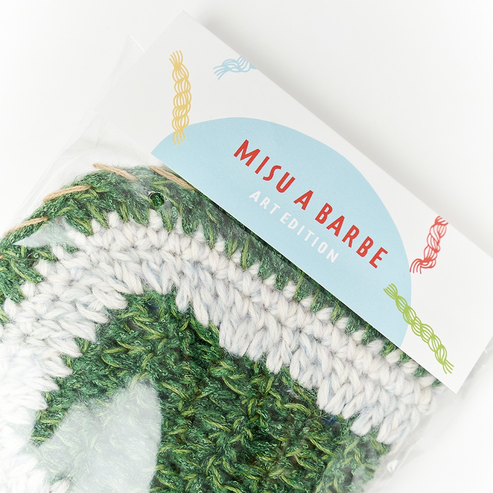 【MISU A BARBE】 PATCHED POCKET BAG GARDEN 【MISU A BARBE】 PATCHED POCKET BAG GARDEN