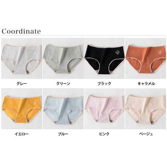 ショーツ 綿 レディース 女性用 下着 パンツ 正規逆輸入品 通気性 無地 リボン コットン ラ 可愛い