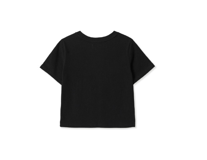 Tシャツ・カットソー AEAE NEW SYMBOL CROP TSHIRTS BLACK aeae】 NEW SYMBOL CROP T-SHIRTS : BLACK Tシャツ・カットソー